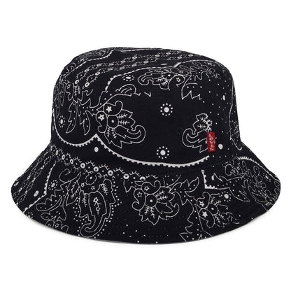 Chapeau Bob Réversible Bandana bleu marine LEVI'S