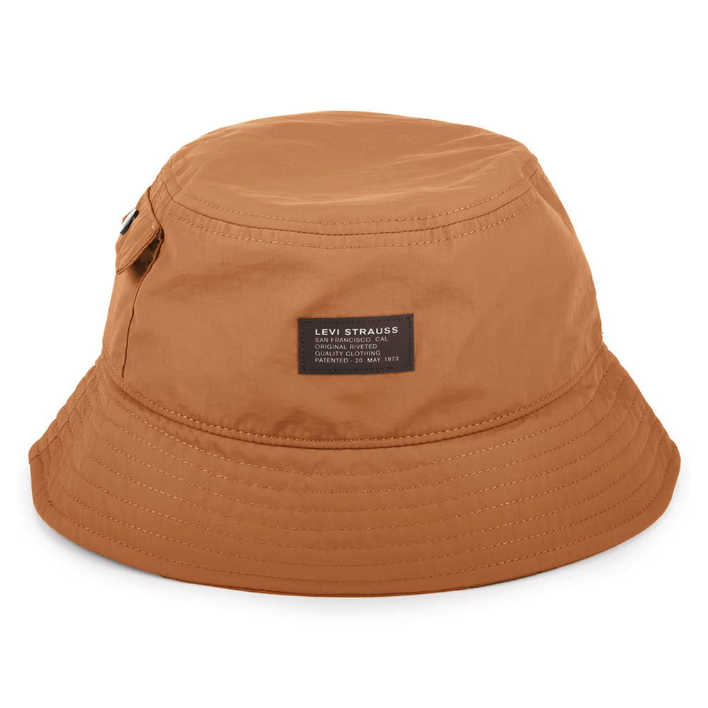 Chapeau Bob avec Poche No Horse Pull Logo Patch khaki LEVI'S