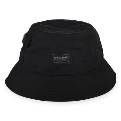 Chapeau Bob avec Poche No Horse Pull Logo Patch noir LEVI'S