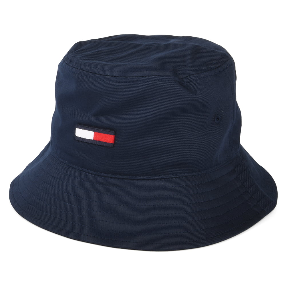 Chapeau Bob en Coton Bio TJM Flag bleu marine TOMMY HILFIGER