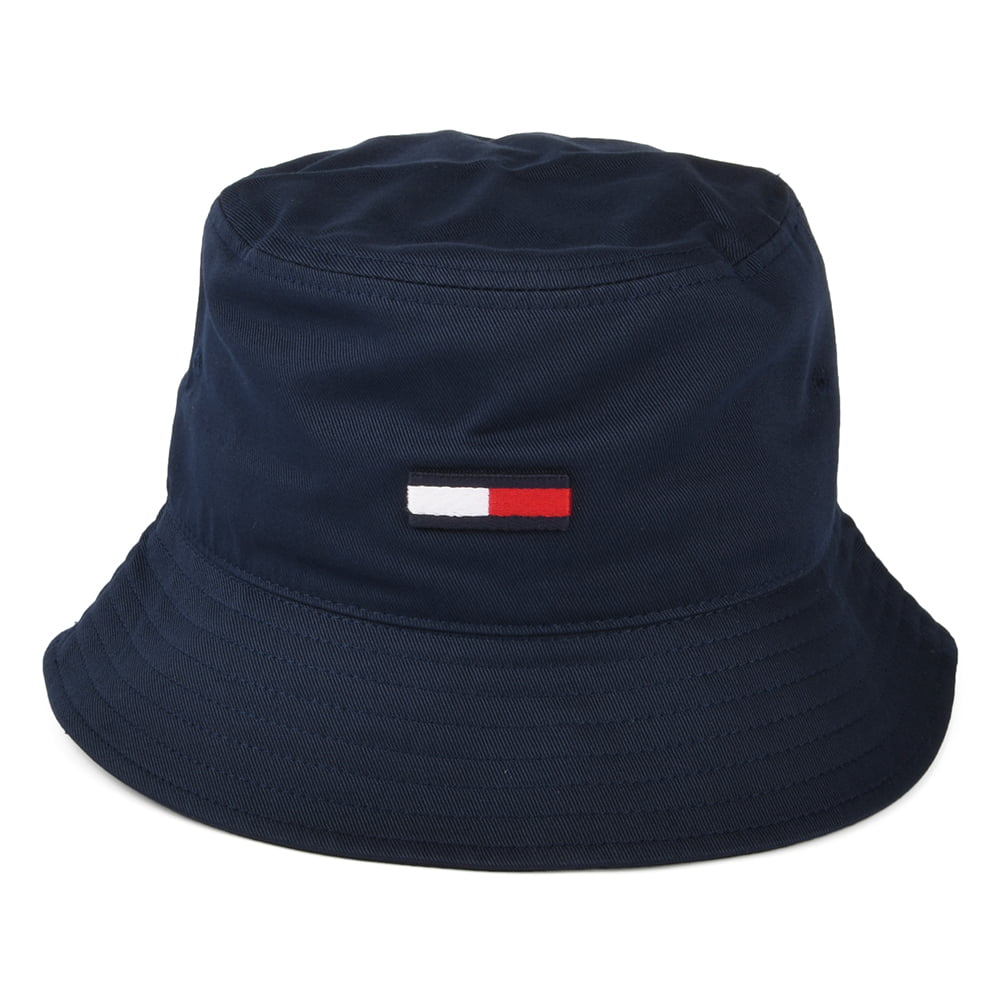 Chapeau Bob en Coton Bio TJM Flag bleu marine TOMMY HILFIGER