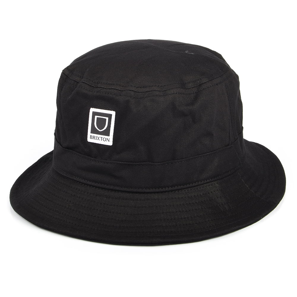 Chapeau Bob Pliable Beta en Coton noir BRIXTON