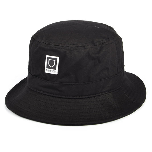 Chapeau Bob Pliable Beta en Coton noir BRIXTON