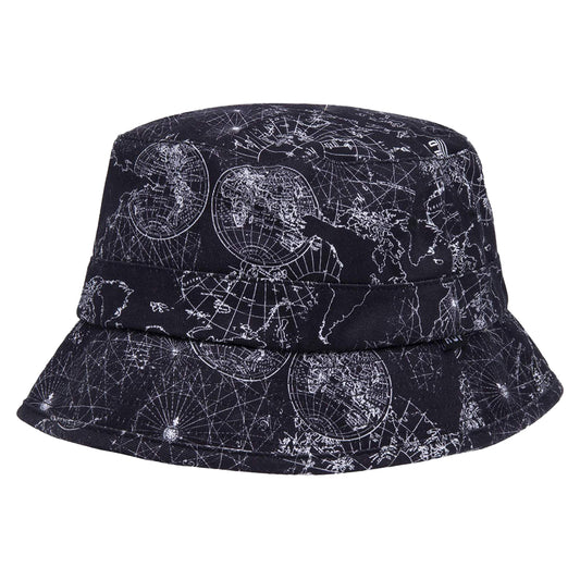 Chapeau Bob en Coton Nicolet noir HUF