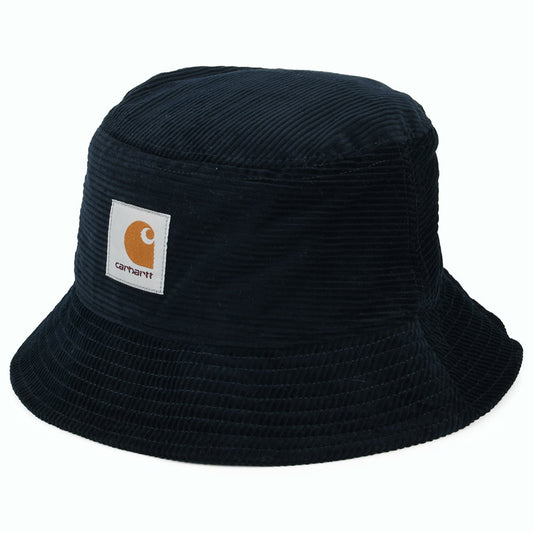 Chapeau Bob en Velours Côtelé bleu marine CARHARTT WIP