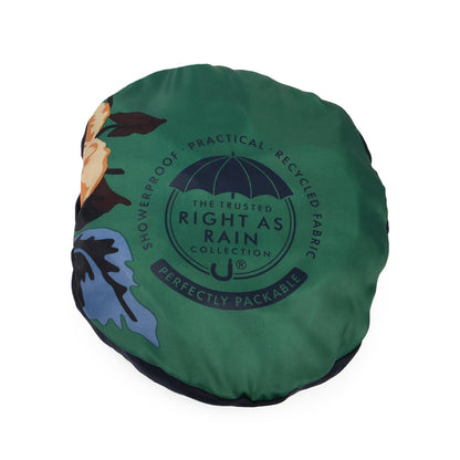 Chapeau de Pluie Réversible Floral Milport vert JOULES