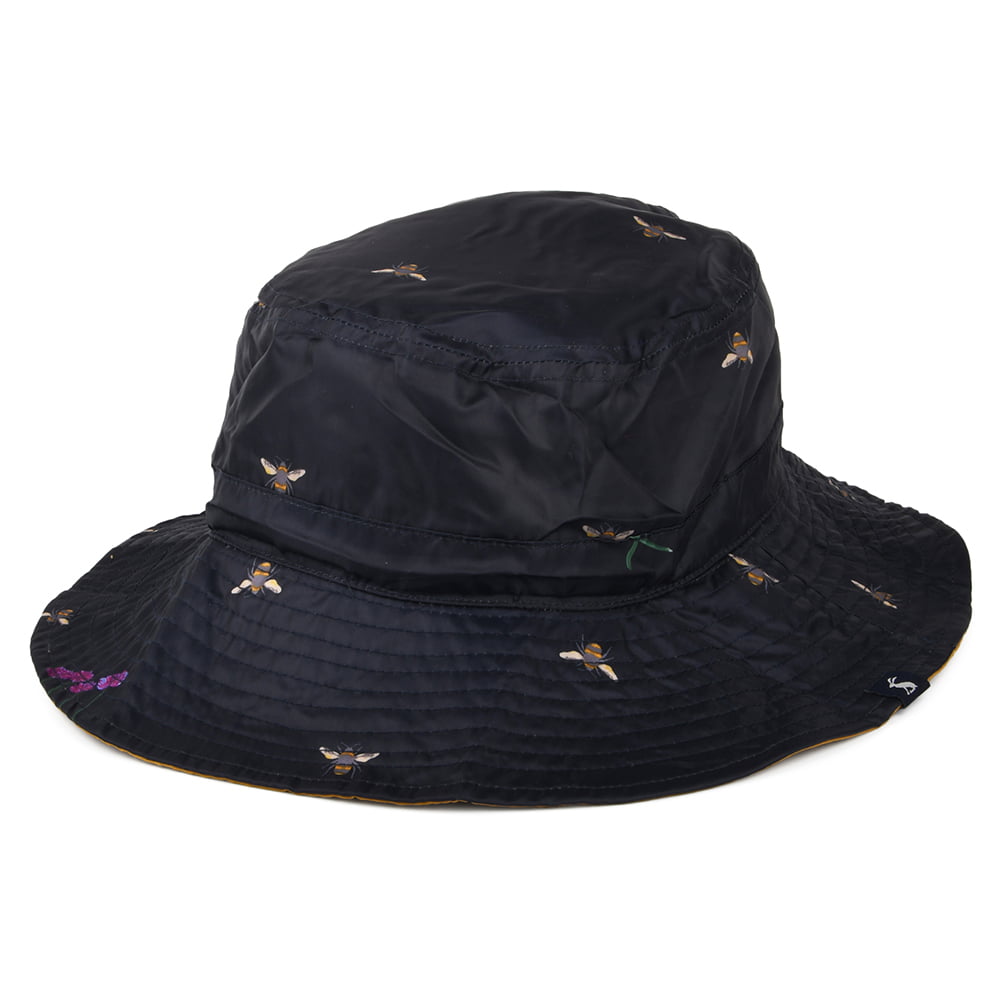 Chapeau de Pluie Réversible à Motif Abeilles Milport bleu marine JOULES