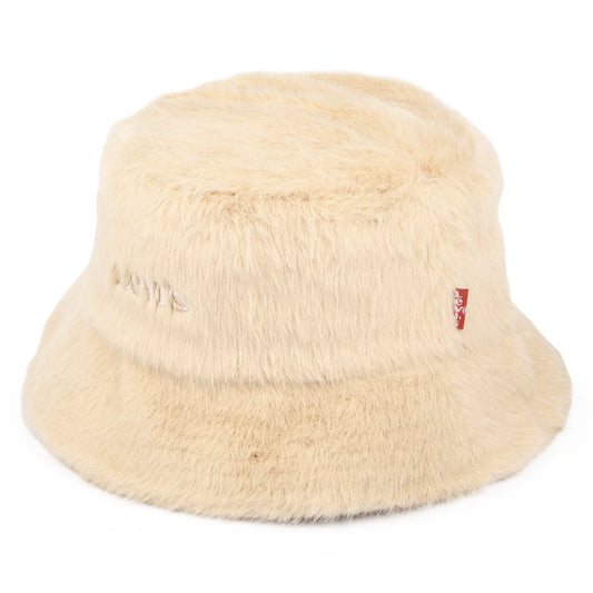 Chapeau Bob Femme en Fausse Fourrure Cozy crème LEVI'S
