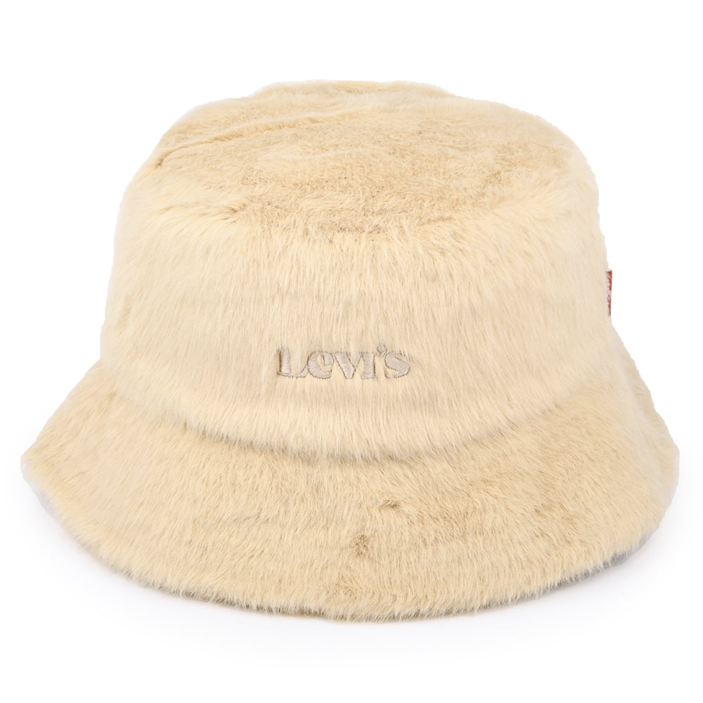 Chapeau Bob Femme en Fausse Fourrure Cozy crème LEVI'S