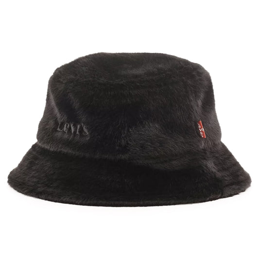 Chapeau Bob Femme en Fausse Fourrure Cozy noir LEVI'S