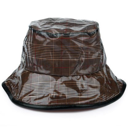Chapeau Bob en Vinyle de Pluie camel SEEBERGER