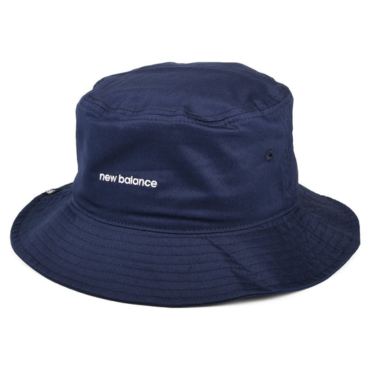 Chapeau Bob en Coton Sergé bleu marine NEW BALANCE