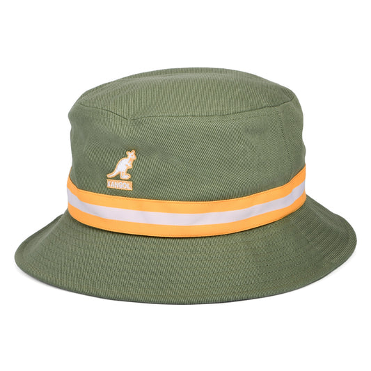 Chapeau Bob Stripe Lahinch sauge KANGOL