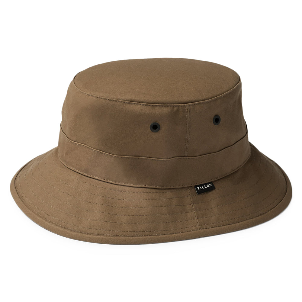 Chapeau Bob en Coton Ciré British Millerain beige britannique TILLEY