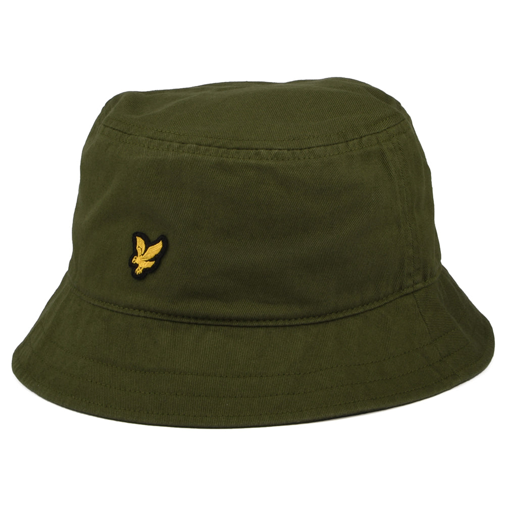 Chapeau Bob en Coton Sergé olive foncé LYLE & SCOTT