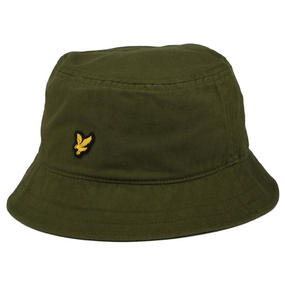 Chapeau Bob en Coton Sergé olive foncé LYLE & SCOTT