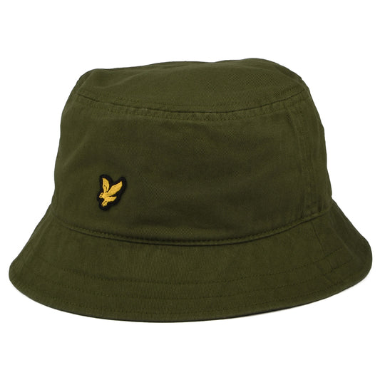 Chapeau Bob en Coton Sergé olive foncé LYLE & SCOTT
