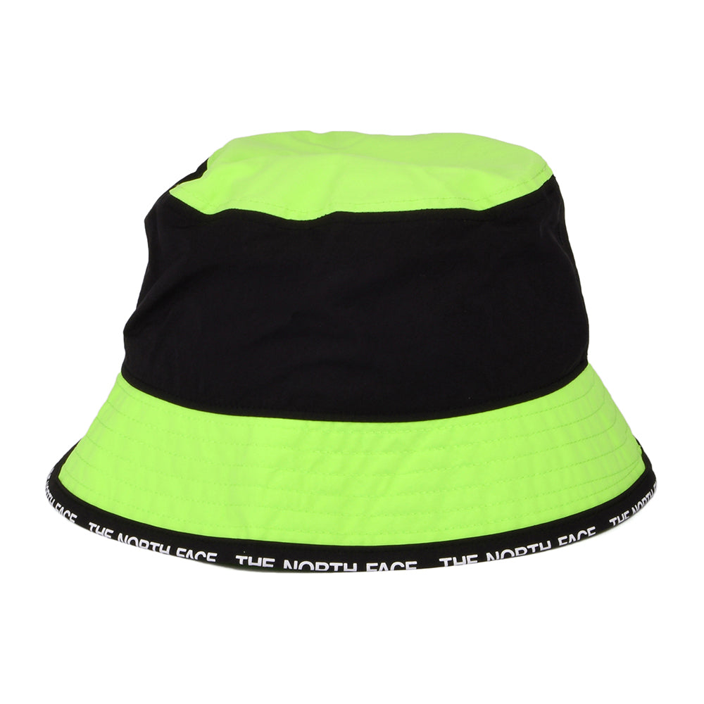 Chapeau Bob Léger Pliable Cypress noir-vert fluo THE NORTH FACE