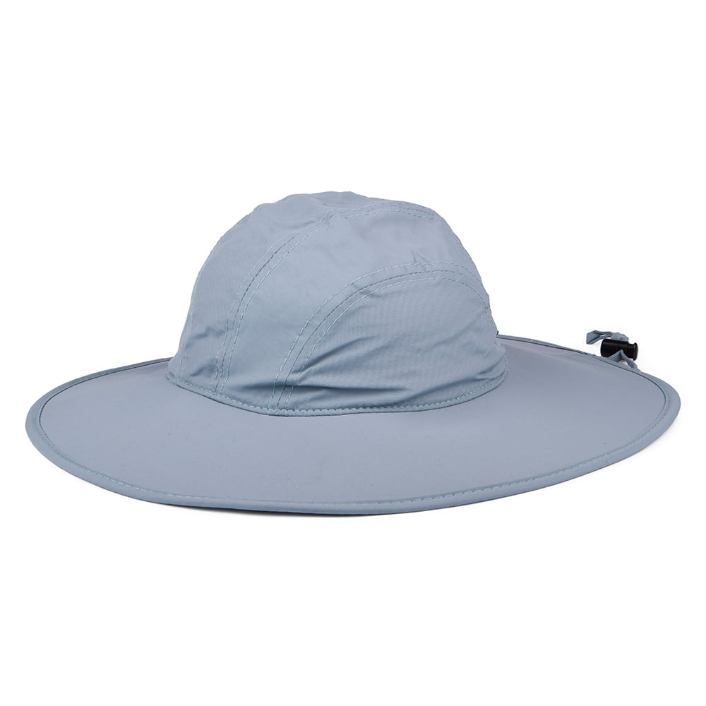 Chapeau Bob Boonie à Bord Large en Nylon Florenzia gris clair SCALA