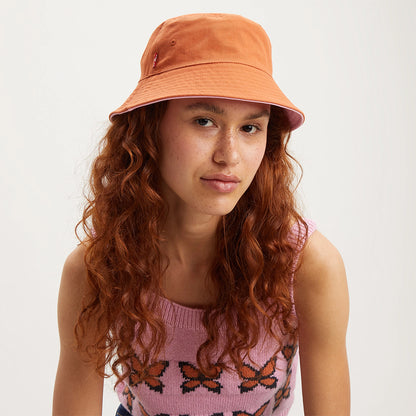 Chapeau Bob Femme Réversible orange-rose LEVI'S