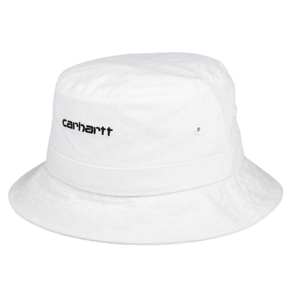 Chapeau Bob en Toile de Coton Script blanc CARHARTT WIP
