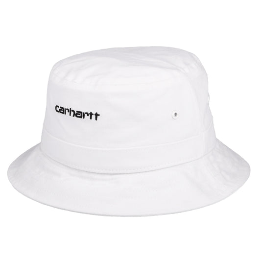 Chapeau Bob en Toile de Coton Script blanc CARHARTT WIP