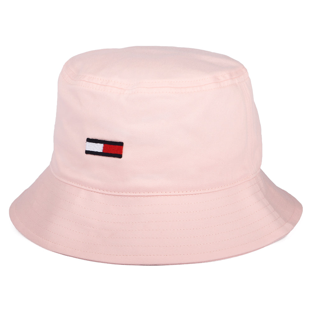 Chapeau Bob en Coton Bio TJW Flag rose clair TOMMY HILFIGER