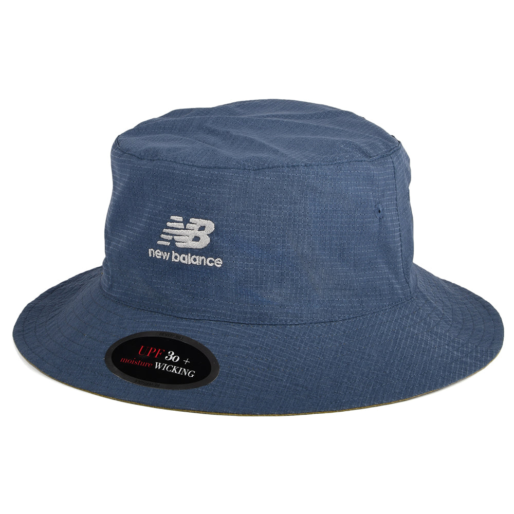 Chapeau Bob Réversible indigo-olive NEW BALANCE
