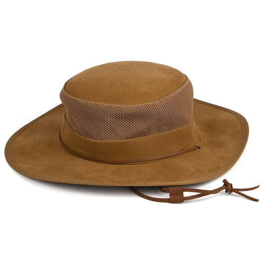Chapeau Bob Boonie Ventilé Rowan beige sable DORFMAN PACIFIC
