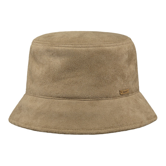 Chapeau Bob en Imitation Peau de Mouton Yuno marron clair BARTS
