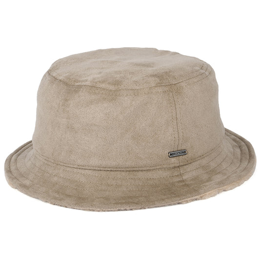 Chapeau Bob Réversible en Imitation Peau de Mouton Reserve sable BRIXTON