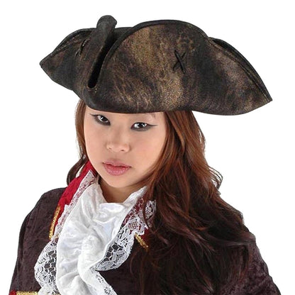 Chapeau Fantaisie Tricorne de Pirate ELOPE
