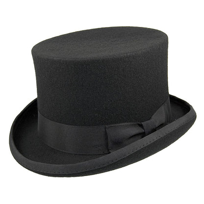 Chapeau Haut de Forme Mid Crown noir JAXON & JAMES