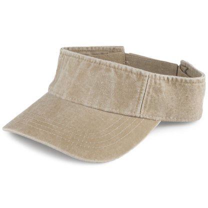 Visière en Coton Sergé Délavé khaki DORFMAN PACIFIC