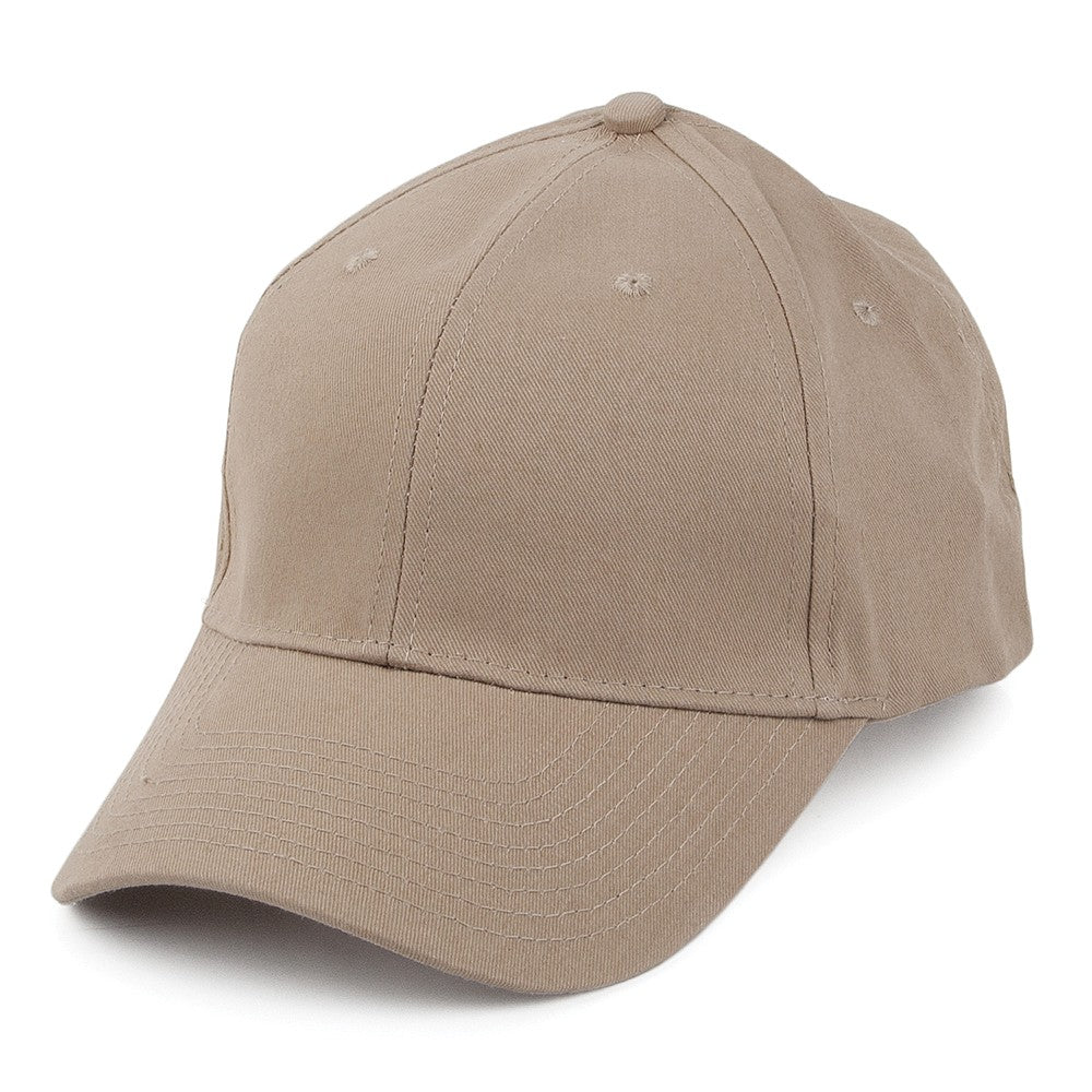Casquette en Coton Brossé khaki