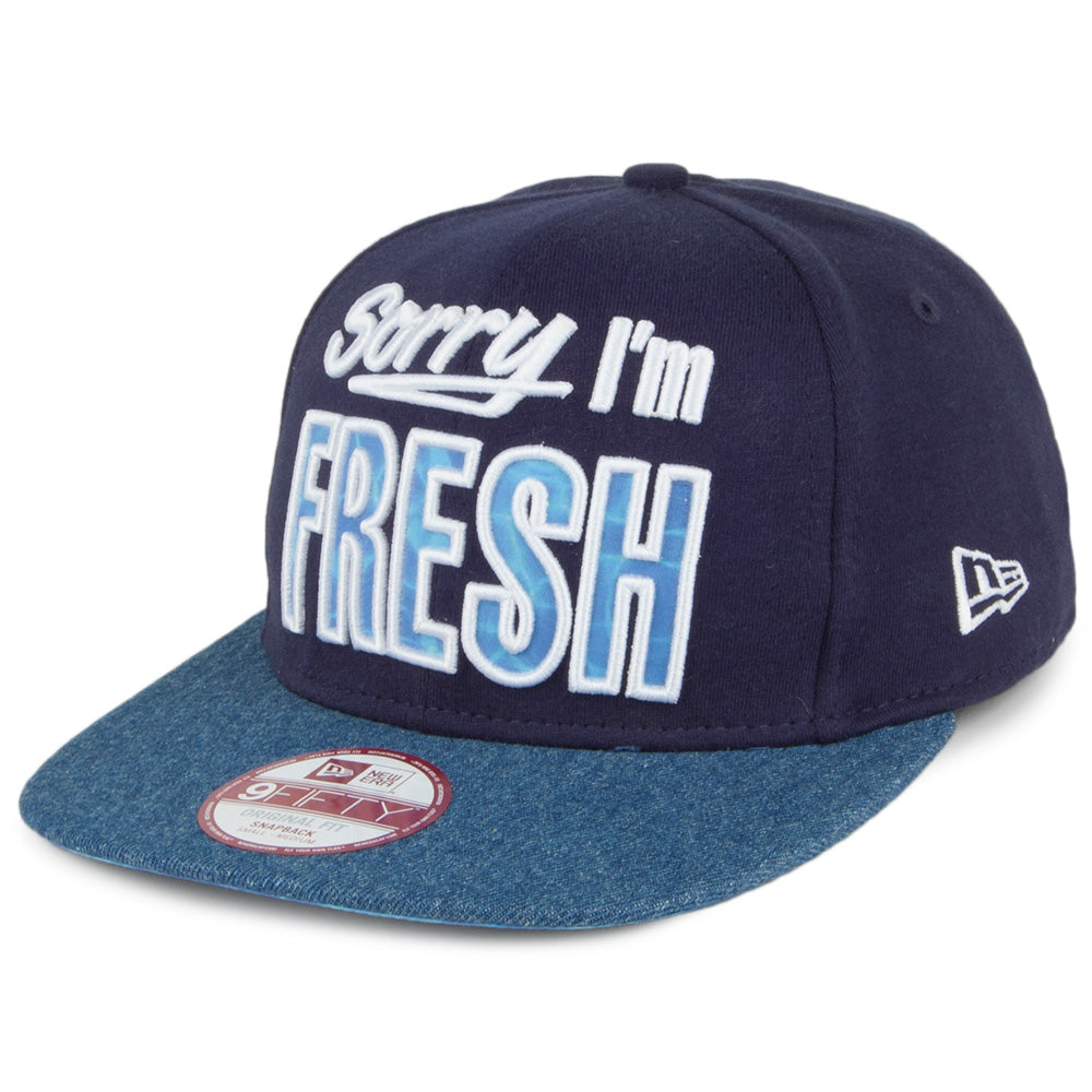 Casquette 9FIFTY Fresh Infill Sorry I'm Fresh bleu marine-bleu NEW ERA