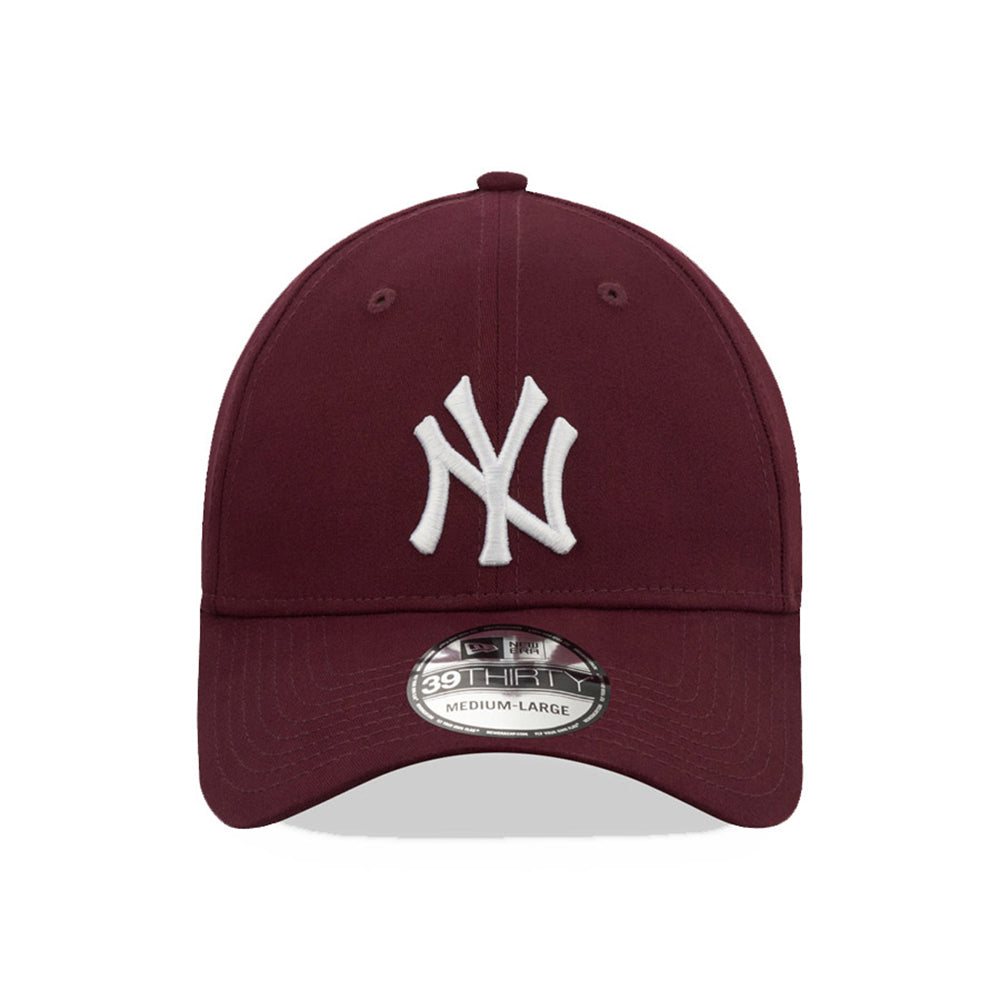 Casquette 39THIRTY MLB League Essential New York Yankees bordeaux NEW ERA