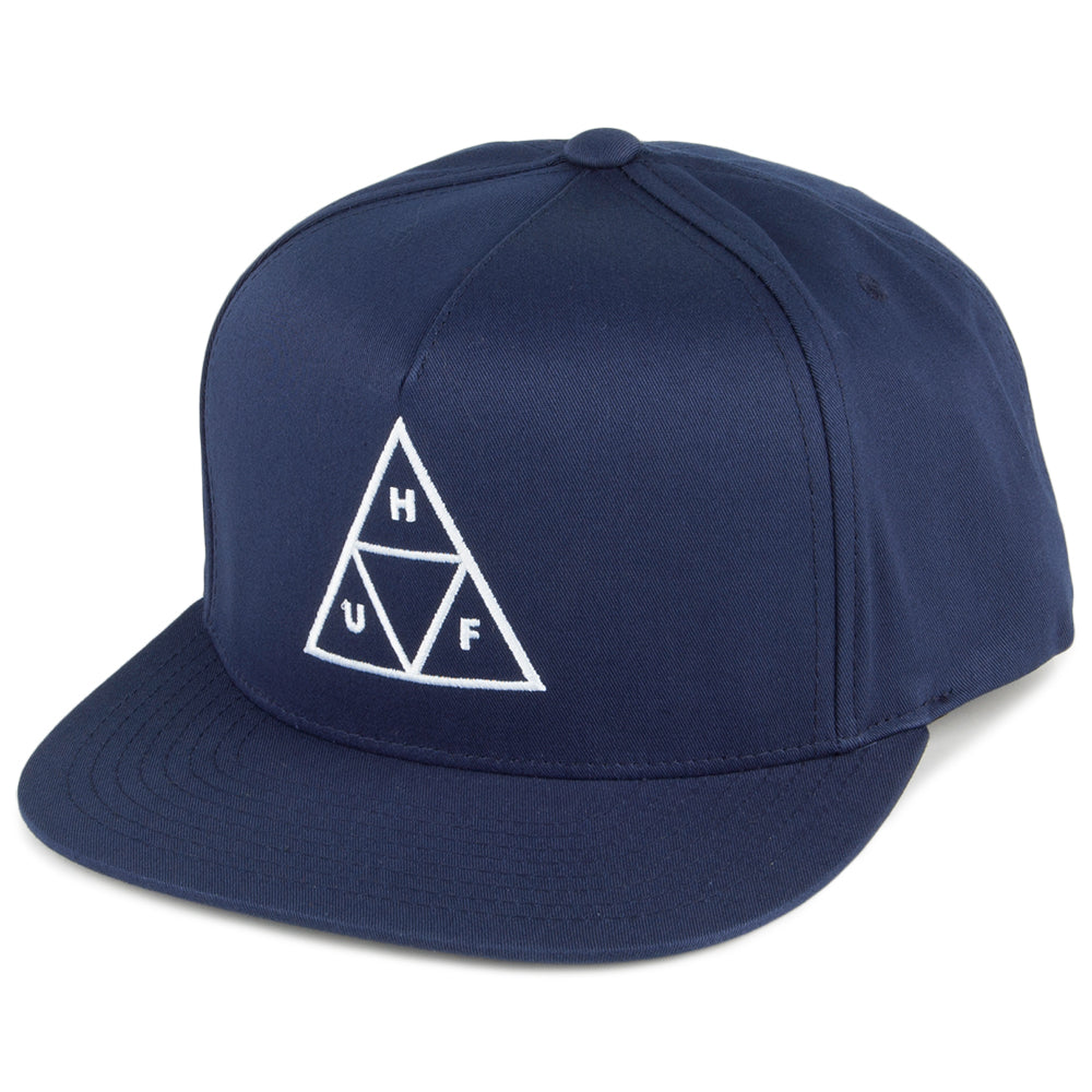 Casquette Snapback Triple Triangle bleu marine HUF