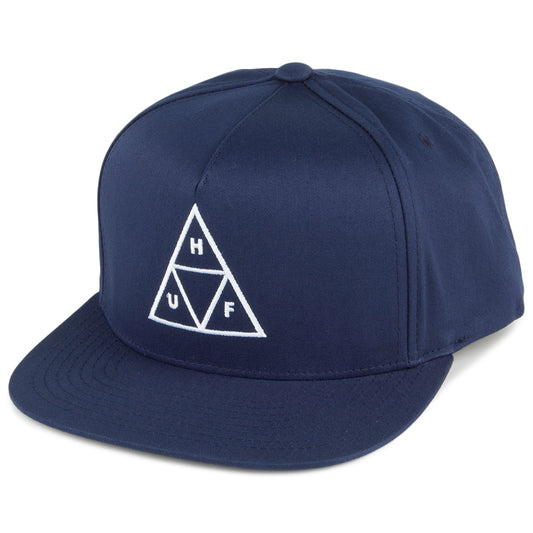 Casquette Snapback Triple Triangle bleu marine HUF