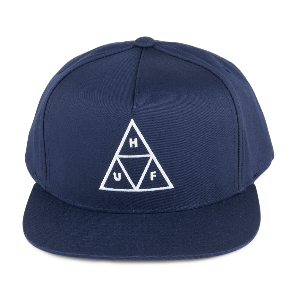 Casquette Snapback Triple Triangle bleu marine HUF