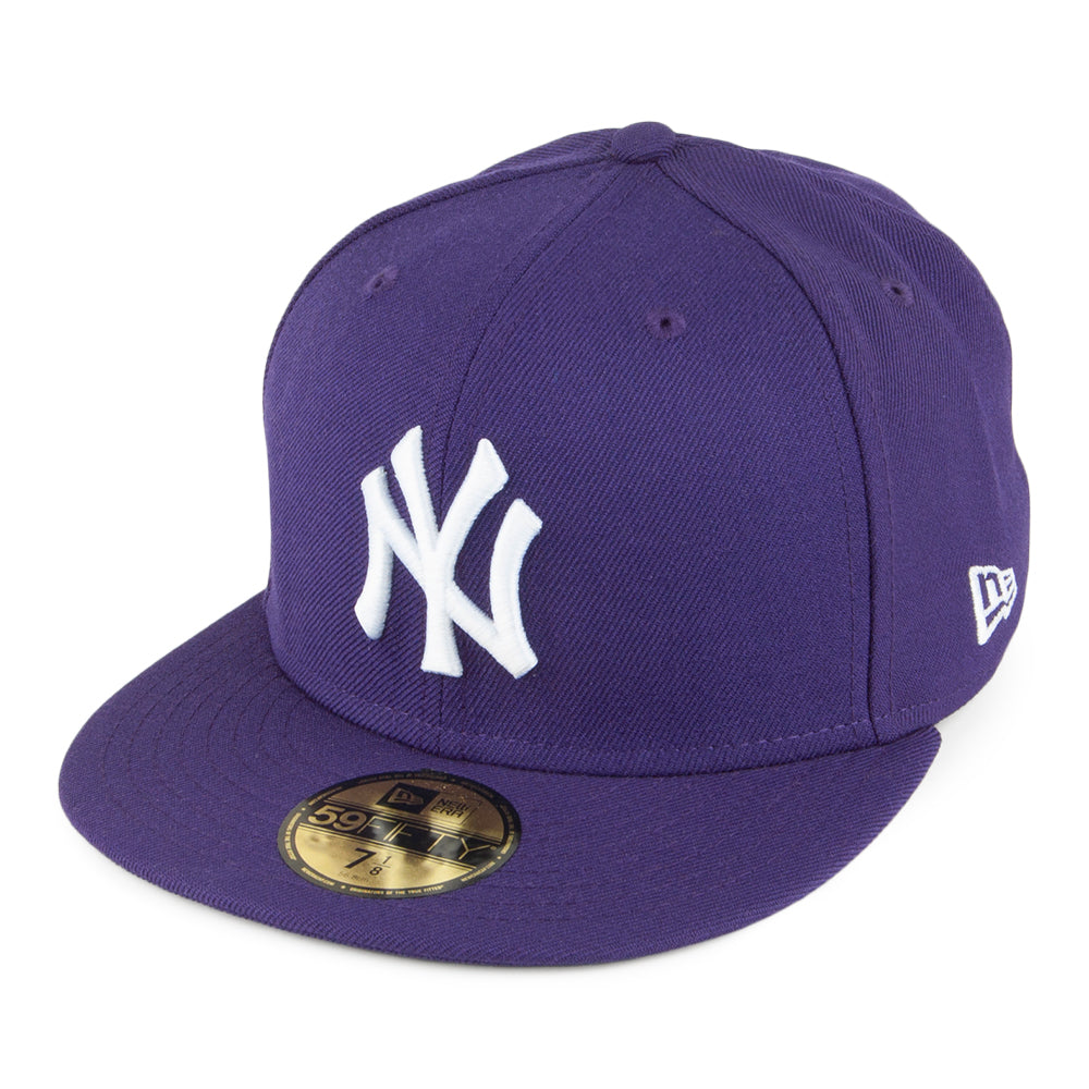 Casquette 59FIFTY MLB League Basic New York Yankees violet NEW ERA