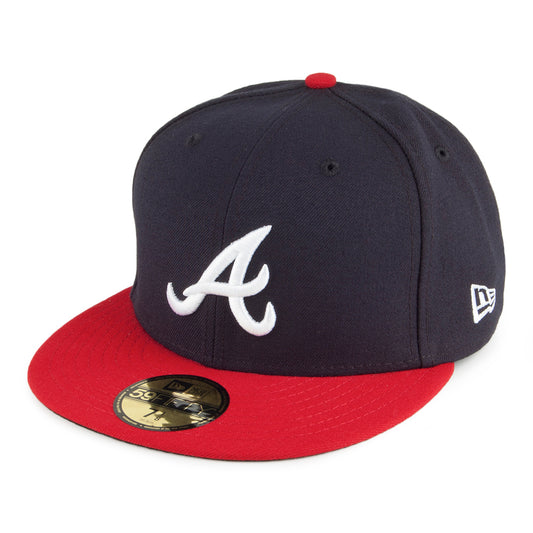 Casquette 59FIFTY MLB On Field AC Perf Atlanta Braves bleu marine-rouge NEW ERA