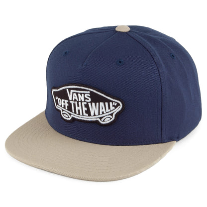 Casquette Snapback Classic Patch bleu marine-beige VANS