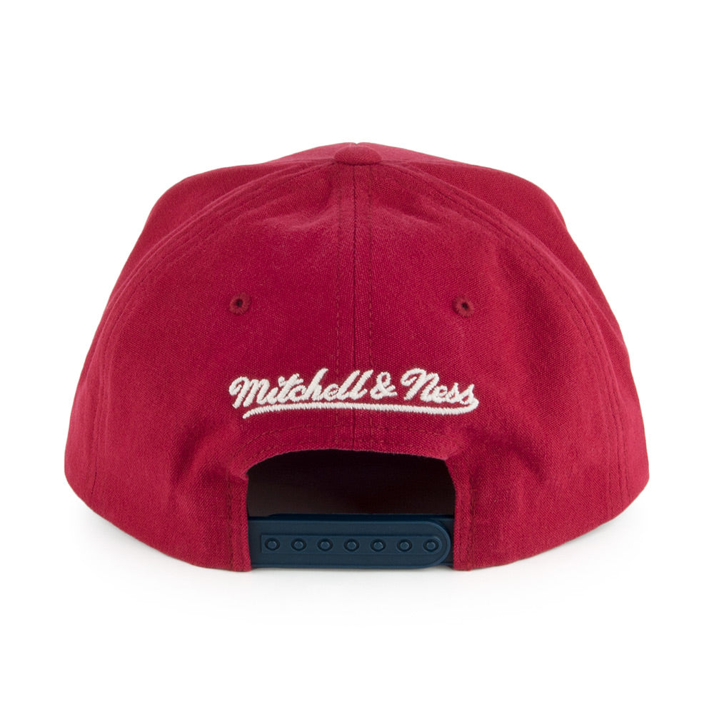 Casquette Snapback Cleveland Cavaliers bordeaux-marine MITCHELL & NESS