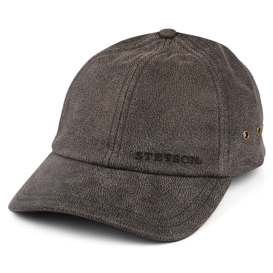 Casquette en Cuir marron STETSON