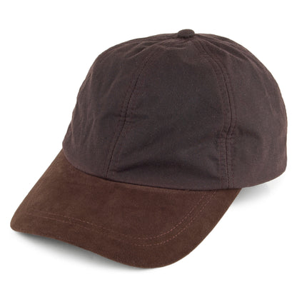Casquette en Coton Ciré marron FAILSWORTH