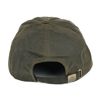 Casquette en Coton Ciré olive-marron FAILSWORTH