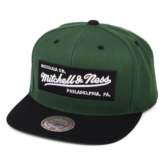Casquette Snapback Box Logo olive-noir MITCHELL & NESS
