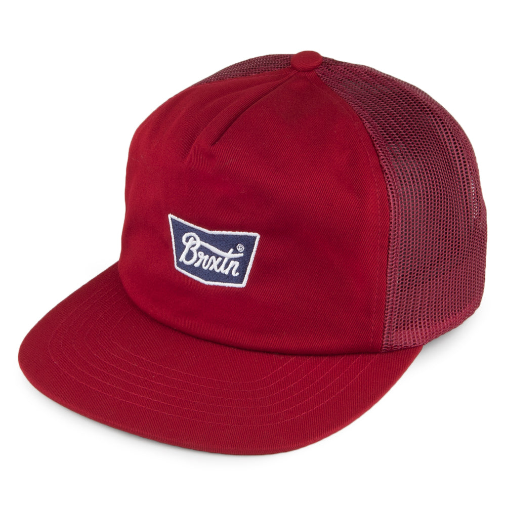 Casquette Trucker Stith bordeaux BRIXTON