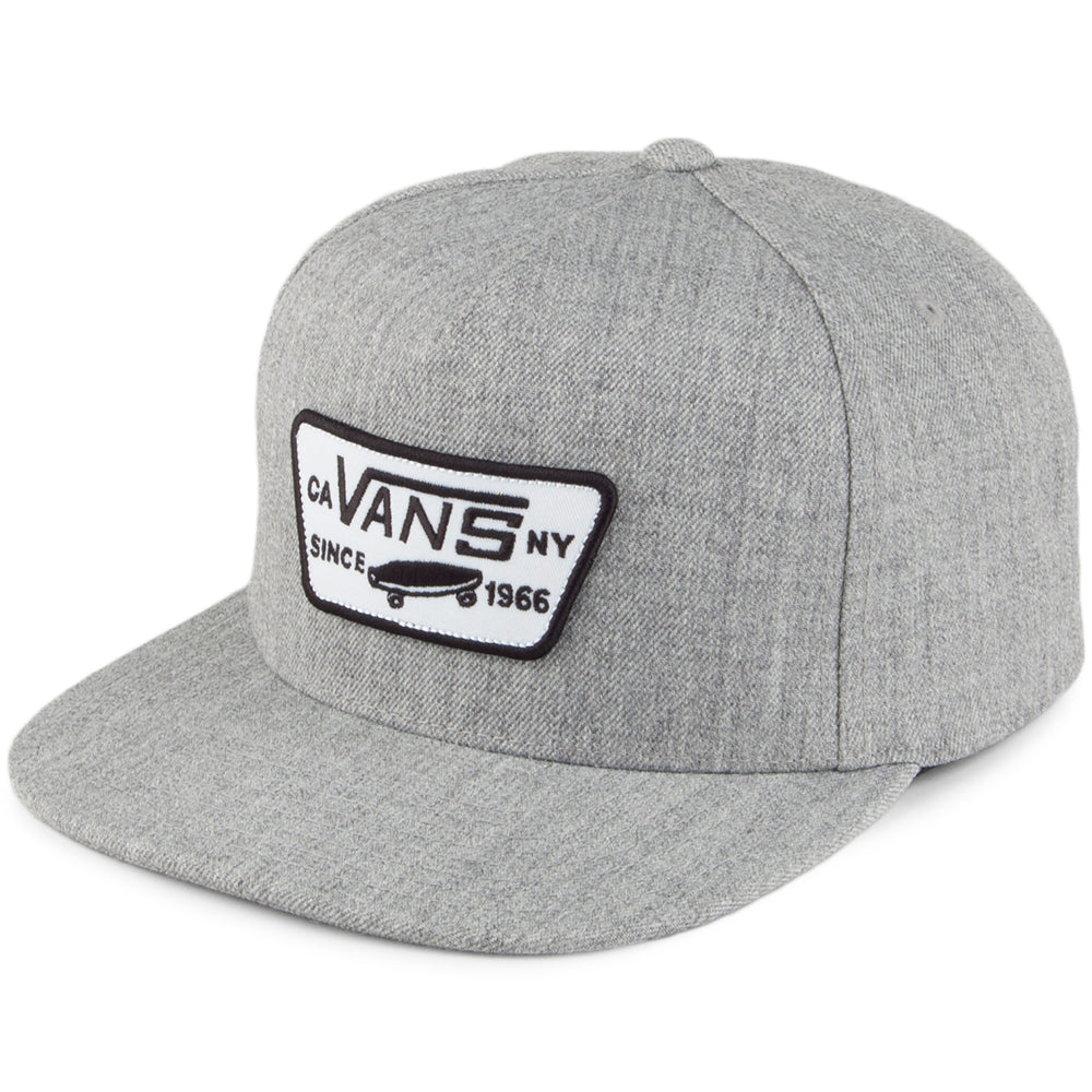 Casquette Snapback Full Patch gris chiné VANS